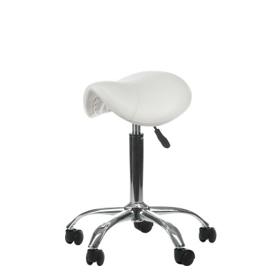 Taboret kosmetyczny ze skóry ekologicznej